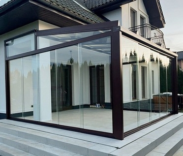 Strona główna Taras ze szkła - zabudowa tarasów aluminiowo-szklana